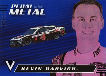 2021 Panini Chronicles - Pedal to the Metal Blue #8 Kevin Harvick Front