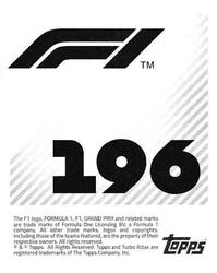 2021 Topps F1 Stickers #196 Nikita Mazepin Back