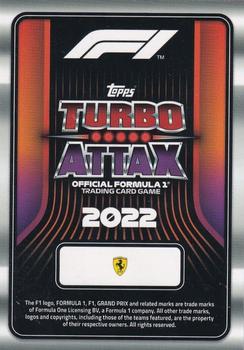 2022 Topps Turbo Attax F1 #340 Charles Leclerc Back