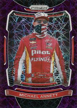 2021 Panini Prizm - Purple Velocity #55 Michael Annett Front