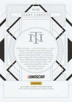 2021 Panini National Treasures - Holo Gold #52 Terry Labonte Back