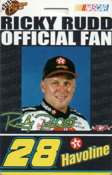 2002 Winner's Circle Pit Pass Preview #NNO Ricky Rudd Front