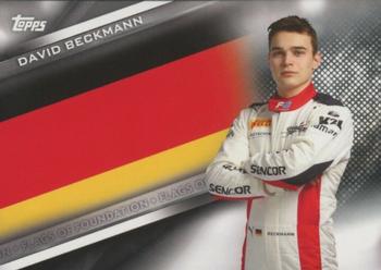 2021 Topps Formula 1 - Flags of Foundation #FF-DB David Beckmann Front