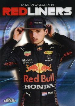 2021 Topps Chrome Formula 1 - Redliners #RL-3 Max Verstappen Front