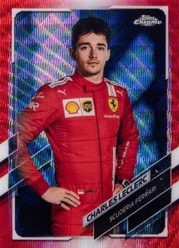 2021 Topps Chrome Formula 1 - Red Wave Refractor #11 Charles Leclerc Front