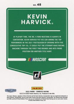 2022 Donruss - Green #48 Kevin Harvick Back