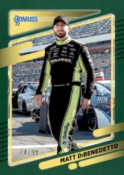 2022 Donruss - Green #108 Matt DiBenedetto Front