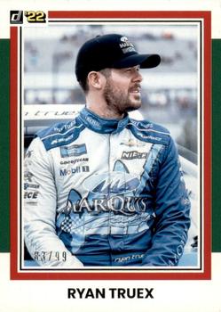 2022 Donruss - Green #156 Ryan Truex Front