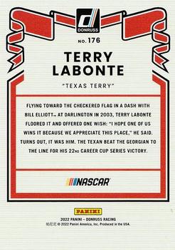 2022 Donruss - Navy Blue #176 Terry Labonte Back