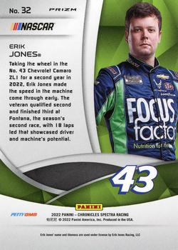 2022 Panini Chronicles - Spectra #32 Erik Jones Back