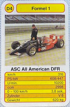 1990 Top Ass Formel 1 #D4 ASC All American DFR Front