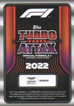 2022 Topps Turbo Attax F1 - Limited Editions Indian Variant #LE-2G Sebastian Vettel Back
