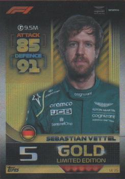 2022 Topps Turbo Attax F1 - Limited Editions Indian Variant #LE-2G Sebastian Vettel Front