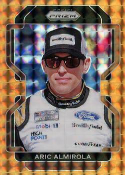 2022 Panini Prizm - Reactive Orange #77 Aric Almirola Front