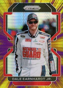 2022 Panini Prizm - Hyper Prizm Purple and Yellow #8 Dale Earnhardt Jr Front
