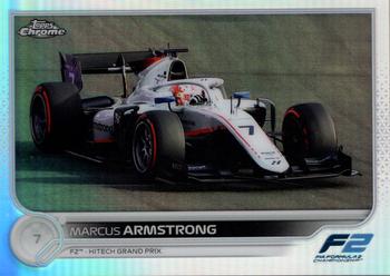 2022 Topps Chrome Formula 1 - Refractor #135 Marcus Armstrong Front