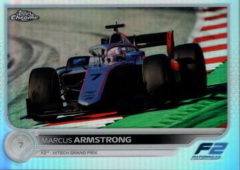 2022 Topps Chrome Formula 1 - Refractor #136 Marcus Armstrong Front