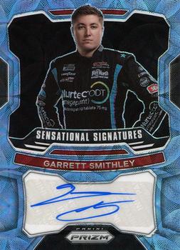 2022 Panini Prizm - Sensational Signatures Carolina Blue Scope #S-GS Garrett Smithley Front