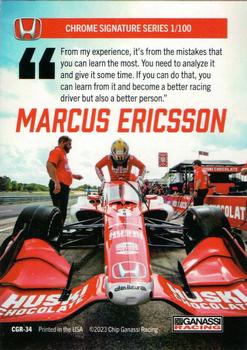 2023 Chip Ganassi Racing #CGR-34 Marcus Ericsson Back