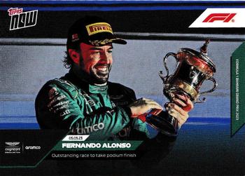 2023 Topps Now Formula 1 #002 Fernando Alonso Front