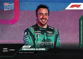 2023 Topps Now Formula 1 #006 Fernando Alonso Front