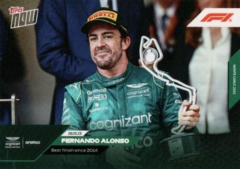 2023 Topps Now Formula 1 #016 Fernando Alonso Front