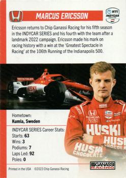 2023 Chip Ganassi Racing - Track Cards #NNO Marcus Ericsson Back