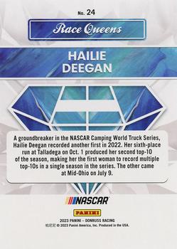 2023 Donruss - Lime Green #24 Hailie Deegan Back