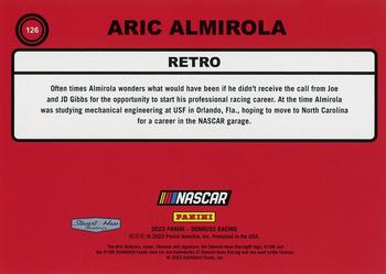 2023 Donruss - Lime Green #126 Aric Almirola Back