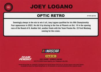 2023 Donruss - Optic Holo #82 Joey Logano Back
