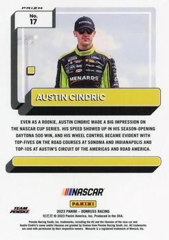 2023 Donruss - Optic Lime Green Pulsar #17 Austin Cindric Back