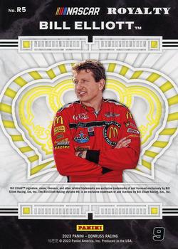 2023 Donruss - Royalty Holographic #R5 Bill Elliott Back