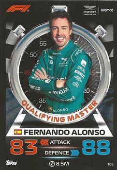 2023 Topps Turbo Attax F1 #106 Fernando Alonso Front