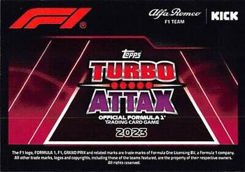 2023 Topps Turbo Attax F1 #147 Valtteri Bottas Back