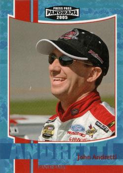 2005 Press Pass Stealth - Panorama #PPP 1 John Andretti Front