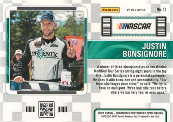 2023 Panini Chronicles - Contenders Optic Red #11 Justin Bonsignore Back