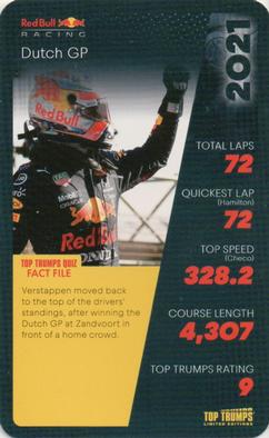 2022 Red Bull Top Trumps #NNO Max Verstappen Front