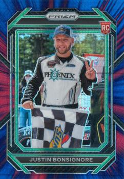 2023 Panini Prizm - Hyper Prizm Red and Blue #24 Justin Bonsignore Front