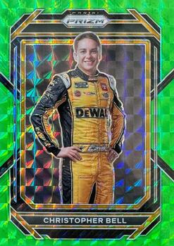 2023 Panini Prizm - Reactive Green #35 Christopher Bell Front