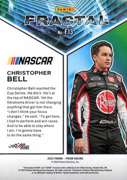 2023 Panini Prizm - Fractal #F13 Christopher Bell Back