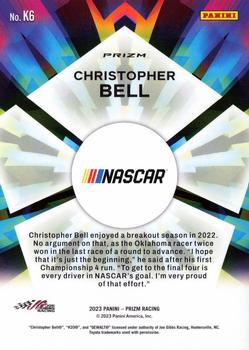 2023 Panini Prizm - Kaleidoscopic Prizm #K6 Christopher Bell Back