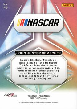 2023 Panini Prizm - Prizmatic #P5 John Hunter Nemechek Back