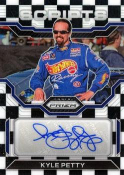 2023 Panini Prizm - Scripts Checkered Flag Prizm #S-KPT Kyle Petty Front