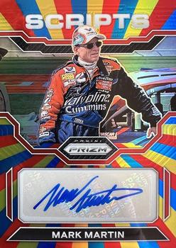 2023 Panini Prizm - Scripts Rainbow Prizm #S-MMT Mark Martin Front