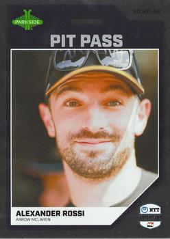 2024 Parkside IndyCar Premier Edition - Pit Pass #PP-AR Alexander Rossi Front