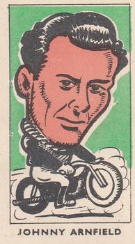 1950 Kiddy's Favourites Popular Speedway Riders #6 Johnny Arnfield Front