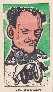 1950 Kiddy's Favourites Popular Speedway Riders #36 Vic Duggan Front