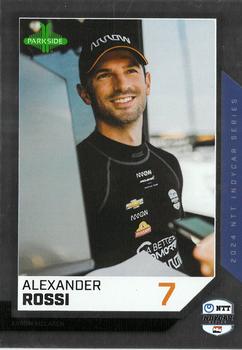 2024 Parkside IndyCar Premier Edition - Foil #17 Alexander Rossi Front