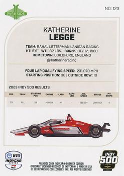 2024 Parkside IndyCar Premier Edition - Foil #123 Katherine Legge Back