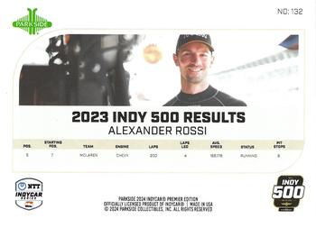 2024 Parkside IndyCar Premier Edition - Foil #132 Alexander Rossi Back
